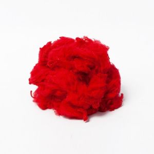 0.5D 51mm Polyester Synthetic Fibre For Yarn Spinning Premium Fluorescein