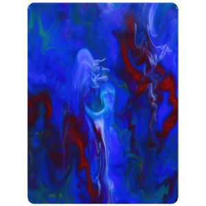 Deep Blue Oil Painting Pattern Acrylic Sheet 1/8 inch For Decoration