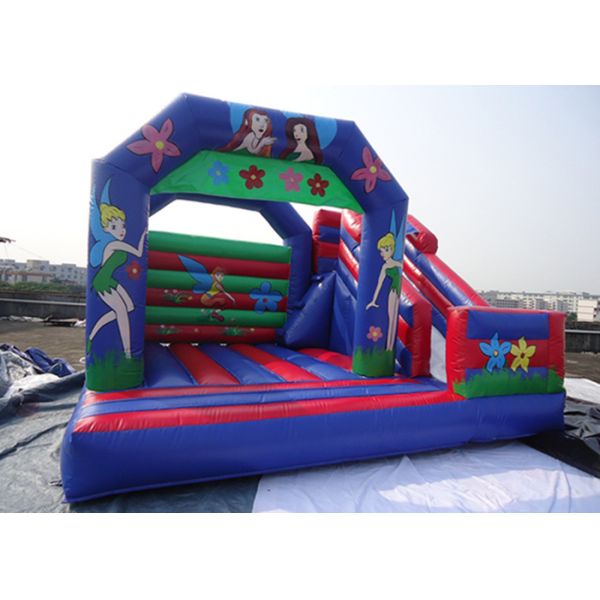 Castle Type Inflatable Princess Castle With Slide / Inflatable Jumping Castle