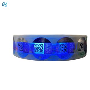 Holographic Waterproof Security Stickers Durable Permanent Adhesive Customized