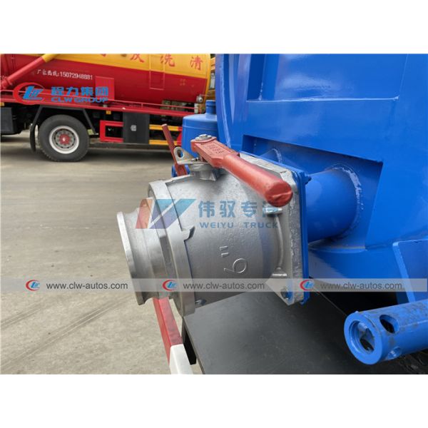 ISUZU 4x2 5cbm Sewage Vacuum Truck With Q235A Tank