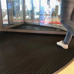 6063 T5 Aluminum Door Mats Anti Slip Rubber Infill