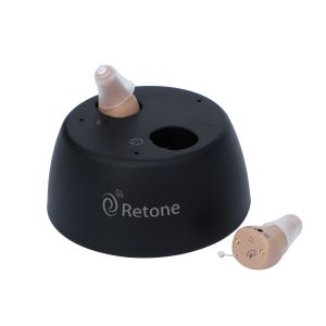 Quality Retone Rechargeable Digital Hearing Aids 4 Channels 32dB Invisible CIC Hearing Aids for sale