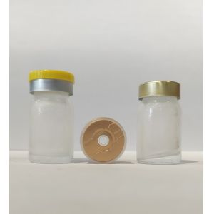5ml Vulcanized Molded Glass Vial Hot Stamping Glass Reagent Bottles
