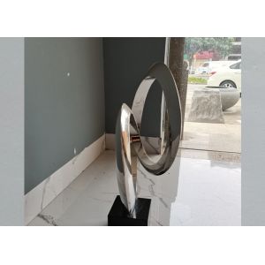 106cm High Contemporary Polished 316 Stainless Steel Art Sculptures