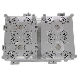 China PA66+GF30 Plastic Precision Connector Housing moulding Injection Mold on sale