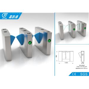 Quality Metro Passenger Optical Barrier Turnstiles , Train Turnstile Security Doors for sale