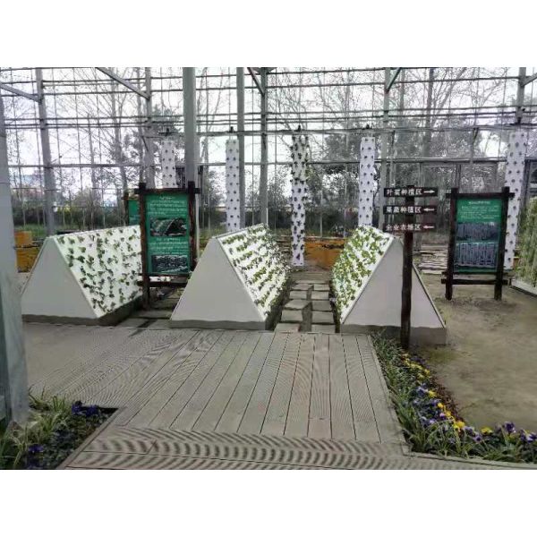 Wholesale Factory Price Aeroponic cultivation vegetables in multispan greenhouse for sale