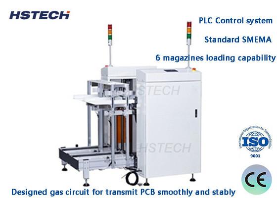 Flexible Operation PLC Control Double Track Unloader 6 Magazines Loading