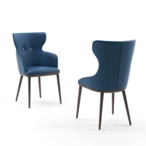 Beautiful Porada Andy Carver Dining Chair Solid Canaletta Walnut Frame