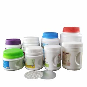 Quality Cylinder Empty Supplement Bottles Plastic Powder Canister HDPE 600g for sale