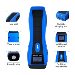 Rfid Patrol Reader Electronic Guard Tour System With Led Display And Torchlight