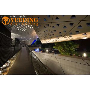 Punching Aluminium Exterior Wall Panels Customized 1.5 2.0 2.5 3.0mm For