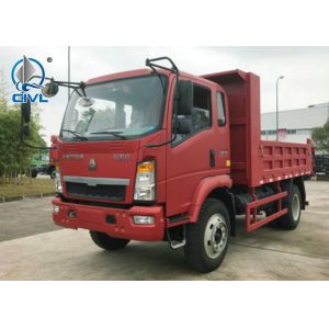 China Homan 4x2 Tipper Truck 6-8 tons Light Dump Truck Colour Optional 116hp on sale