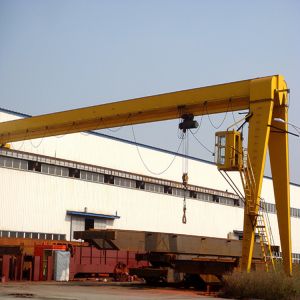 IP55 Rugged Half Door Cantilever Single Girder Gantry Crane