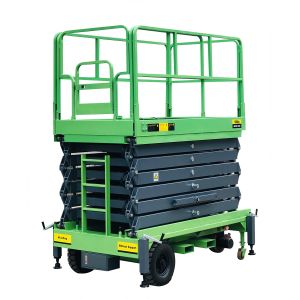12M Mobile Scissor Lift With Pulling Device