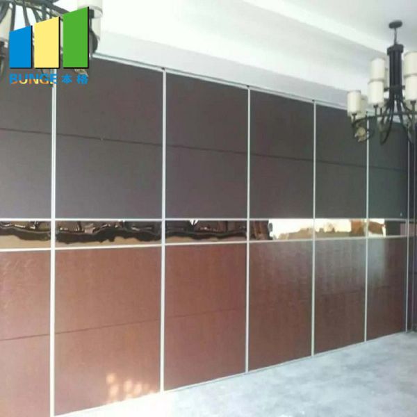 Buy Acoustic Sliding Door Folding Room Partitions Dividers Soundproof Operable Wall System at wholesale prices