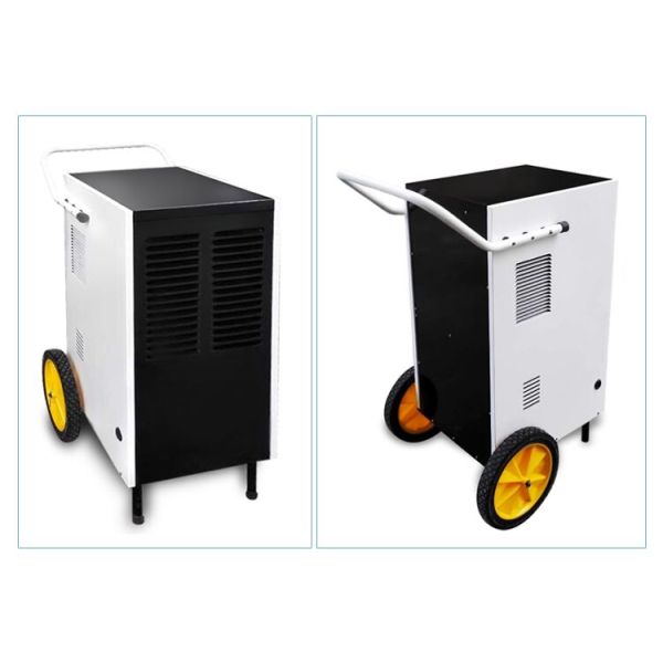 Construction Works 90L Industrial Dehumidifier with Removable Design and Pushing Hand