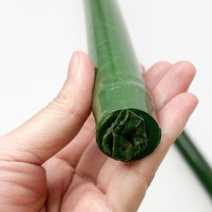 Custom Green PVC Coated Bamboo Treated Flower Support Tonkin Bamboo Plastic Tube