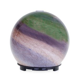 Quality Ball Shape 30-70ml/H led Glass Aroma Diffuser 7 Color Night Light for sale