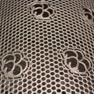 Coating Rotary Nickel Screen Customized Size Pattern Special Spounlace Screen