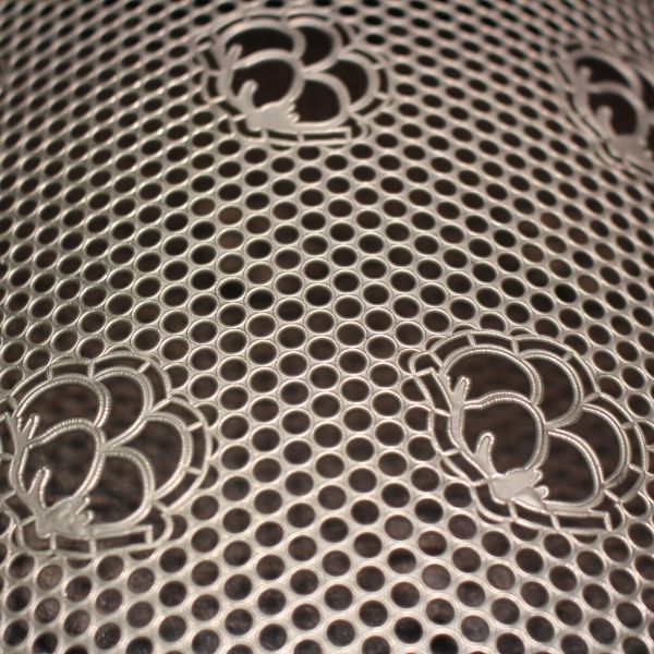 Coating Rotary Nickel Screen Customized Size Pattern Special Spounlace Screen