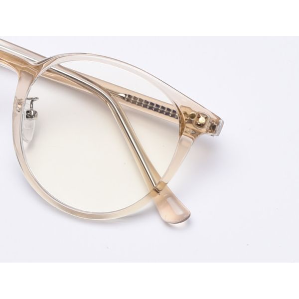 Myopia Female TR90 Material Glasses Trendy Net Red Round Blue Plate Flat Mirror Fashion Street Shooting