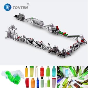 Plastic Crushing Recycling Production Line Mineral Water Bottle Recycling