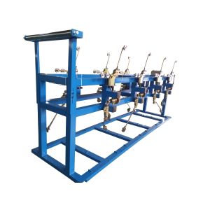 Blue 500mm CE,ISO stepless adjustable Pair Wire Twisting Machine With Vertical