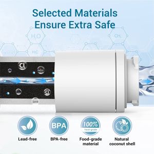 EDR4RXD1 4396395 Compatible UKF8001 Refrigerator Water Filter 4 for Faucet