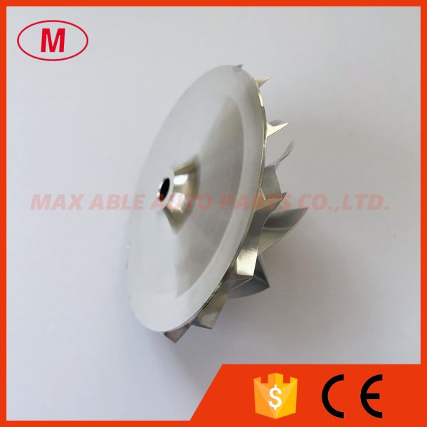 K26 56.85/79.00mm 7+7 blades Turbo milling/aluminum 2618/billet compressor wheel