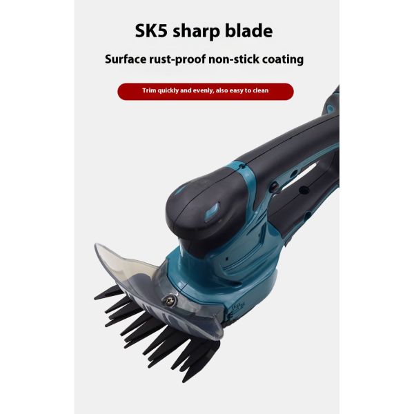 BobenHousehold Small Rechargeable Hedge Trimmer Multifunctional Portable Garden Garden Trimmer Hedge Shears