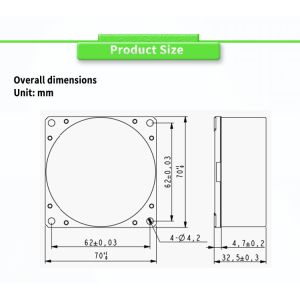 Compact Inertial Navigation Device with -5- 5V Power Supply and High-Speed RS422