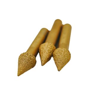 Customized OBM Support Vacuum Brazed Engraving Bits for Metal Stone Edge Fine
