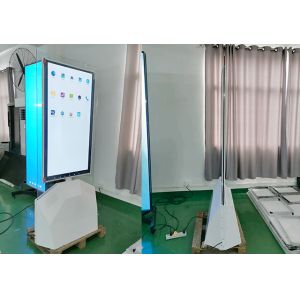 Single Sided Wall Mounted Digital Signage 55" OLED With Another Side Mirror
