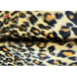 Warp - Knitted Animal Printed Minky Plush Velboa Fabric 100% Polyester