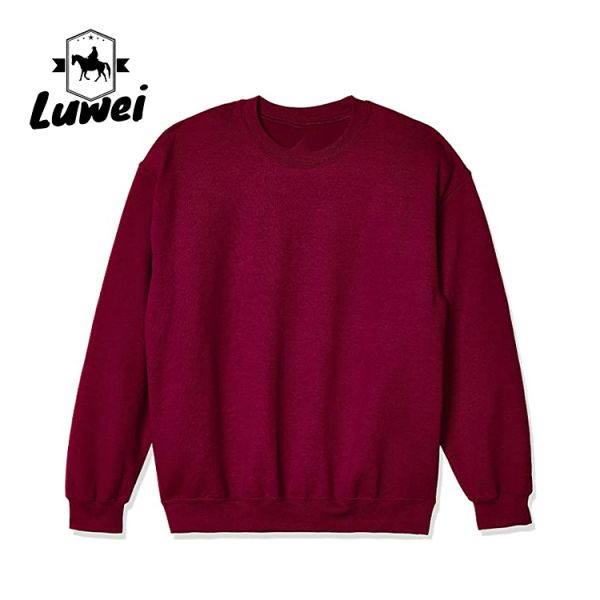 Sports Heavy Cotton Mens Fleece 300g 100%Cotton Felpe Con Cappuccio Pullover Crewneck Sweatshirt Slim Fit Hoodies