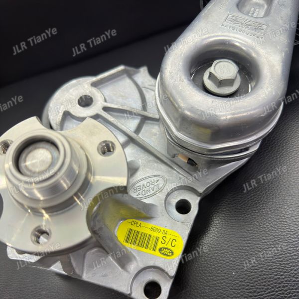 Drive Belt Tensioner Bracket with Idler and Bearning Fan Fit for Land Rover LR035556