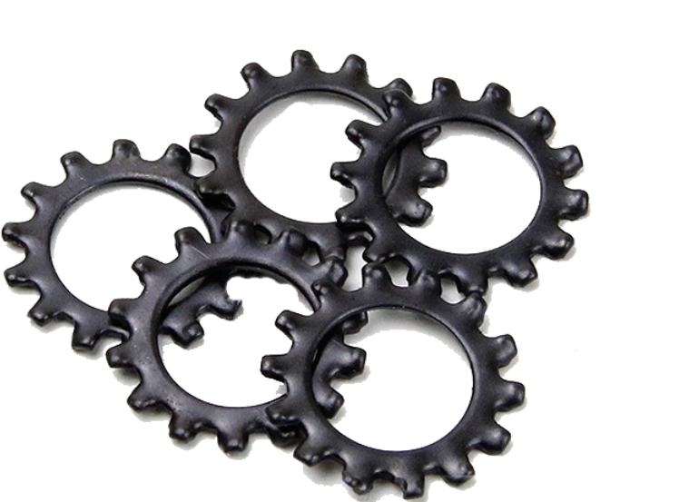 Carbon Steel Black Oxide External Tooth Lock Washer DIN6797 Toothed Lock Washers