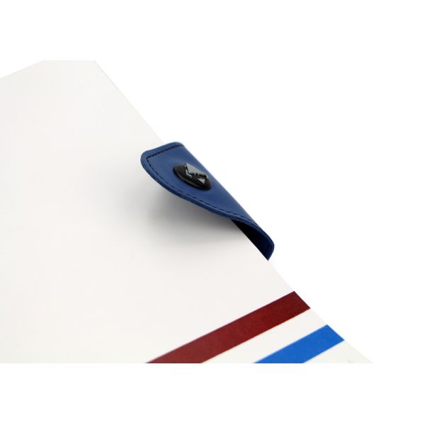 PU Leather Cover Custom Journal Printing Metal Closure Small Size Embossing