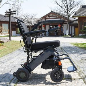 Lightweight Electric Foldable Wheelchair With Lithium 100KG Load