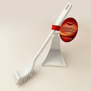 Long Handle 12.5x12x40cm Toilet Cleaner Brush Ergonomic Elegant