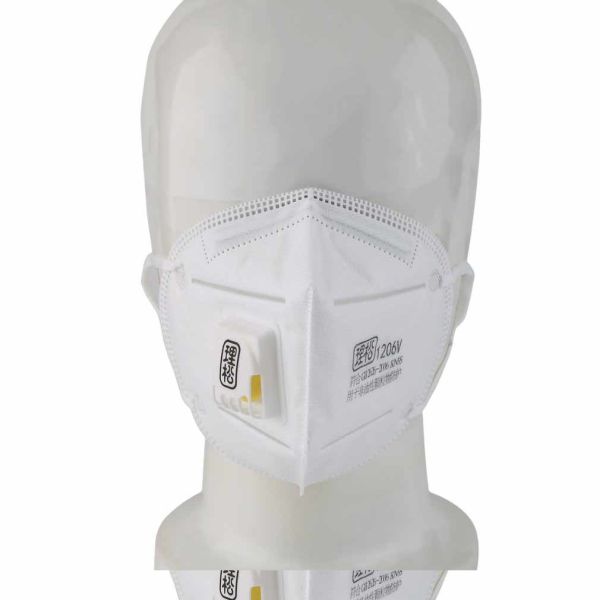 Breathable Disposable KN95 Face Mask Non - Irritating Glass Fiber Free