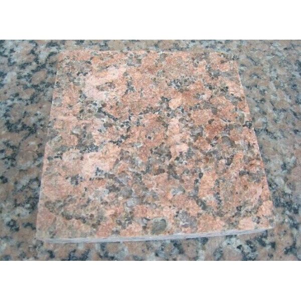 Buy Nature Granite Stone Tiles Polished Finishing Solid Surface Red Color at wholesale prices