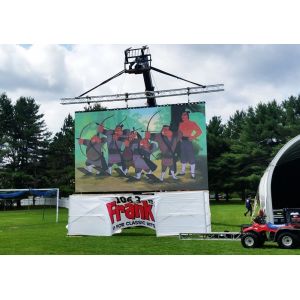 500x500mm 1000nits Modular Led Display Panels Wedding LED Screen Rental