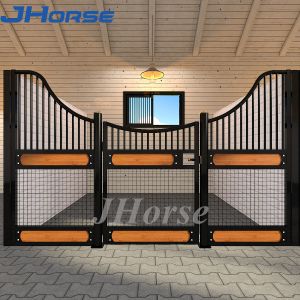 Stainless Steel Frame Equestrian Club Horse Panel Stall Barns Swing Door
