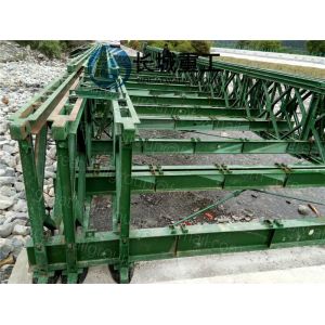 Galvanized Steel Bailey Bridge Second Reinforced Heavy Loading Capacity