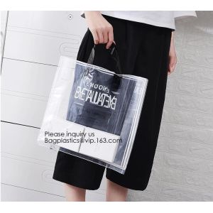 Manufacturer Custom Logo Transparent Clear PVC Plastic Portable Packaging