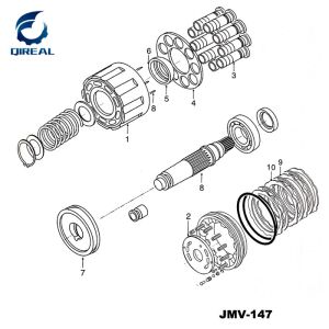 Jmv-53-31 Travel Motor Excavator Pump Parts