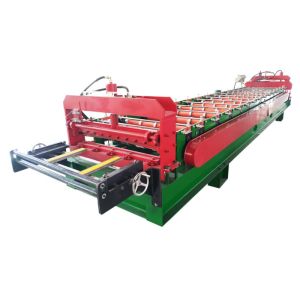 PPGI / GI Roof Panel Roll Forming Machine , A / C Motor Metal Sheet Forming